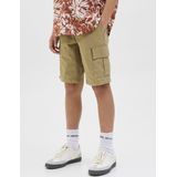 Jack & Jones - Junior - Korte Broek - Lichtbruin - 100% Katoen, Verstelbare Taille
