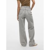 Kathy - Wide Fit Jeans - Blauw - Katoen - Super High Rise