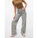 Kathy - Wide Fit Jeans - Blauw - Katoen - Super High Rise