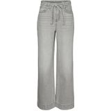 Kathy - Wide Fit Jeans - Blauw - Katoen - Super High Rise