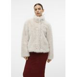 Vero Moda - Vmmonroe Short Jacket - Damesjas - Oatmeal - Regular Fit