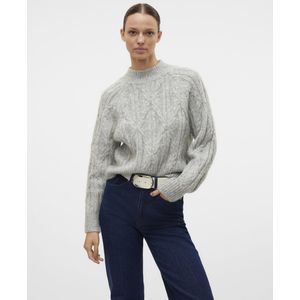 Vero Moda - Vmbaily Ls Highneck Pullover Ga - Dames - Gebreide Truien