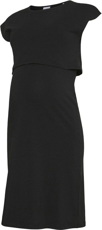 Mlskye - Zwangerschapsjurk - Knielengte - O-hals - Kapmouwen - Regular Fit