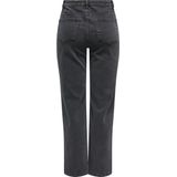 Jacqueline de Yong Jeans Jdystine Stone Hw Straight Jeans Dn 15338020 Black Denim Dames