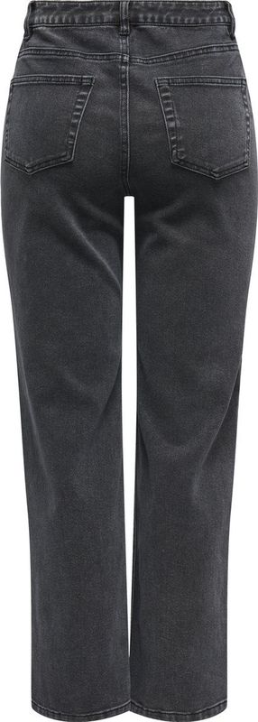 Jacqueline de Yong Jeans Jdystine Stone Hw Straight Jeans Dn 15338020 Black Denim Dames