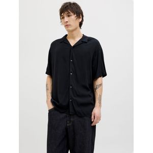 JACK & JONES ESSENTIALS casual overhemd zwart