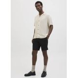 Jack & Jones - JJEJEFF SOLID RESORT SHIRT - Overhemd - Korte Mouwen - Blauw - Katoen