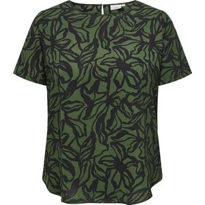 ONLY CARMAKOMA - CARVICA - Top - Kaki/Zwart - All Over Print