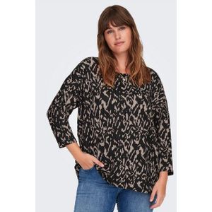ONLY CARMAKOMA - Top - O-hals - 3/4 Mouwen - Regular Fit