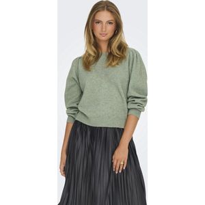 JDY - Trui - Groen - Polyester - Ronde Hals, Lange Mouwen