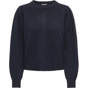 JDY - Trui - Marineblauw - Polyester - Lange Mouwen