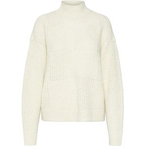 Knitted Pullover - Hoog Hals - Lange Mouwen - Standaard Pasvorm