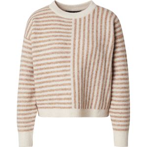 Vero Moda - Vmuranus Ls Oneck Cropped Pullover Ga Bf - Dames - Gebreide Truien