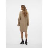 Vmjupiter - Midi-jurk - Gebreide Jurk - Waterval Hals - Lange Mouwen