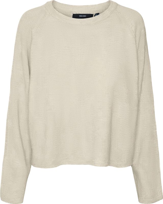 Vero Moda - VMJUPITER LS O-NECK PULLOVER - Pullover - Birch - Breisel