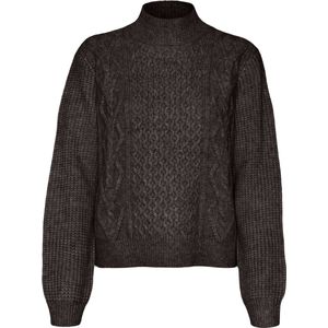 Vero Moda - Vmuniverse Ls Highneck Pullover Ga Bf - Dames - Gebreide Truien