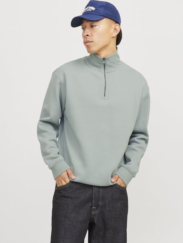 Jack & Jones Bradley Half Zip Sweater Heren