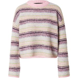 Vero Moda Vmroxy Ls O-Neck Pullover Fuchsia Pink FUSHIA