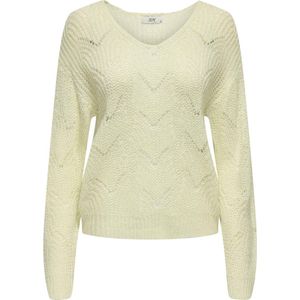 Jacqueline de Yong - Gebreide Trui - Wit - Acryl