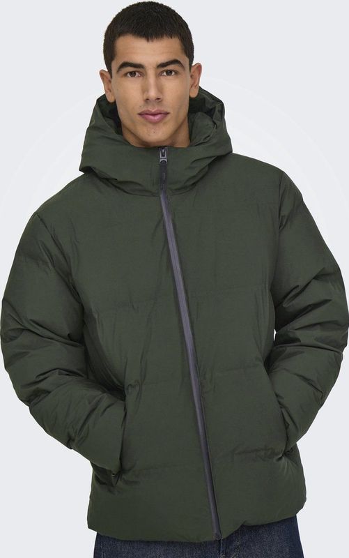 Onsmarshall - Puffer Jacket - Winterjas - Waterdicht - Kort - Met Capuchon