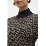 Gebreide Trui - Knit Fit - Lange Mouwen - Zwart - 52% Lenzing Ecovero Viscose