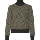 Gebreide Trui - Knit Fit - Lange Mouwen - Zwart - 52% Lenzing Ecovero Viscose