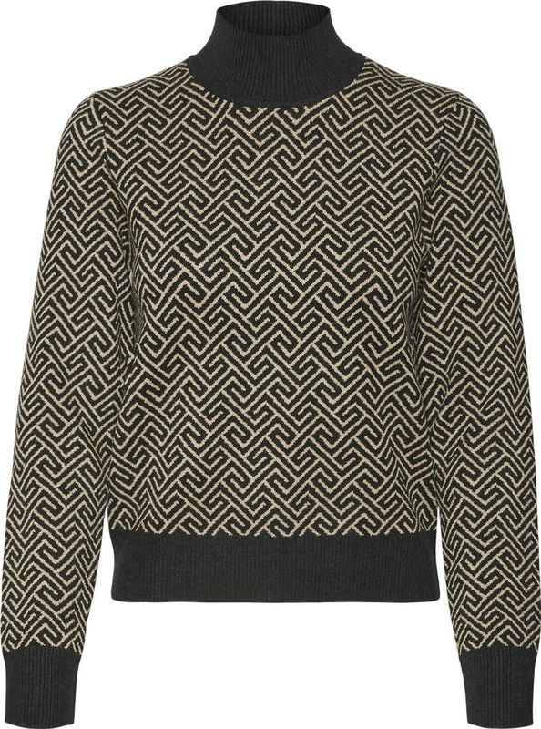 Gebreide Trui - Knit Fit - Lange Mouwen - Zwart - 52% Lenzing Ecovero Viscose