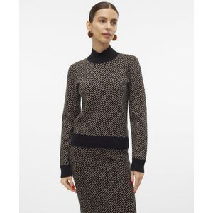 Gebreide Trui - Knit Fit - Lange Mouwen - Zwart - 52% Lenzing Ecovero Viscose