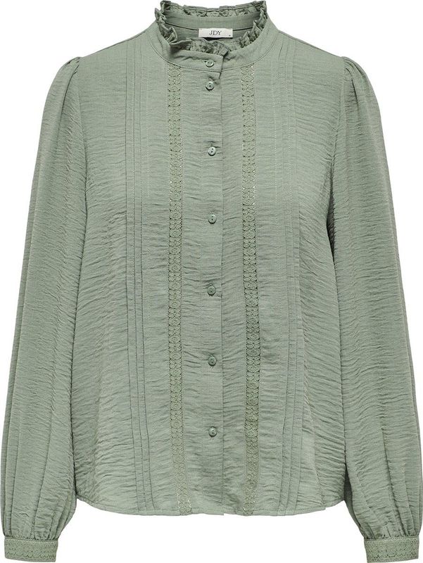 JDY - Jdyellis - Overhemd - Zacht Groen - Geweven Stoffen - Regular Fit