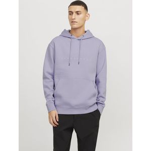 JACK & JONES - Star Hoodie - Pullover - Grijs - Katoen