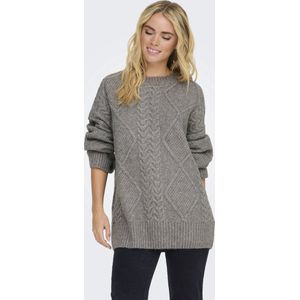 Jacqueline de Yong Trui Jdysilja Long Cable Pullov. Knt 15330701 December Sky Dames