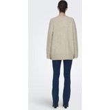 Jacqueline de Yong Trui Jdysilja Long Cable Pullov. Knt 15330701 Oatmeal Dames