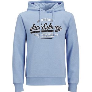 Jack & Jones Kapuzensweatshirt JJELOGO SWEAT HOOD 2 COL 24/25 NOOS mit Logo Print