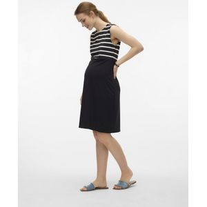 Mlalaris - Zwangerschapsjurk - Groen - Jersey - Mouwloos - Regular Fit