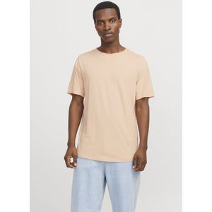 Jack & Jones - JJEBASHER TEE O-NECK SS NOOS - T-shirt - Peach Parfait - Ronde Hals