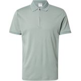 SELECTED HOMME Poloshirt "SLHFAVE ZIP SS POLO NOOS"
