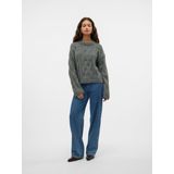 Vero Moda - Vmlina Ls o-Neck Pullover Ga - Dames - Gebreide Truien