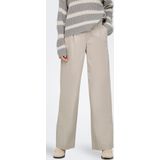 ONLY - ONLCARRIE - Wide Leg High Waist Pantalon - Zand