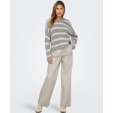 ONLY - ONLCARRIE - Wide Leg High Waist Pantalon - Zand