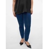 VERO MODA CURVE - Skinny Jeans - Donkerblauw - 5-Pocket Model