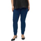 VERO MODA CURVE - Skinny Jeans - Donkerblauw - 5-Pocket Model