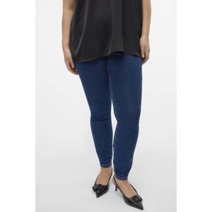VERO MODA CURVE - Skinny Jeans - Donkerblauw - 5-Pocket Model