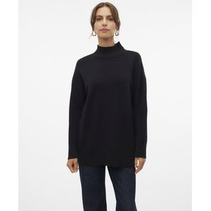 Gebreide Pullover - Waterval Hals - Lange Mouwen - Standaard Fit