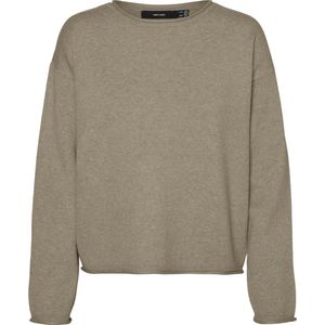 Vero Moda - Vmsaba Roll Ls o-Neck Pullover Ga Noos - Dames - Gebreide Truien