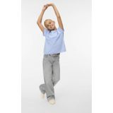 Vmdaisy - High Rise Mom Fit - Wide Fit Jeans - Casual - Met Strass Steentjes