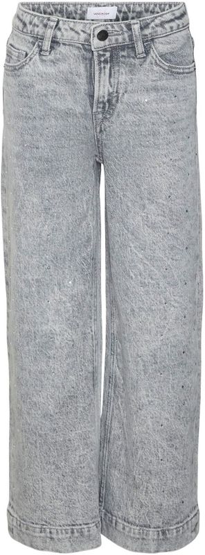 Vmdaisy - High Rise Mom Fit - Wide Fit Jeans - Casual - Met Strass Steentjes