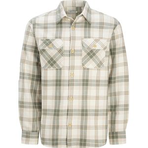 JACK&JONES JJEDARREN Overshirt - Coriander - Keperstof - Lange Mouwen