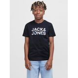 JACK&JONES JUNIOR JJEBRYAN CORP LOGO TEE SS O-NECK SN JNR Jongens T-shirt - Sky Captain