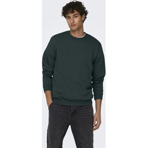 ONLY & SONS - ONSCERES CREW NECK NOOS - Sweatshirt - Groen - Regular Fit