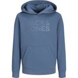 Jack and Jones Junior - Hoodie - Groen - 70% Katoen 30% Polyester